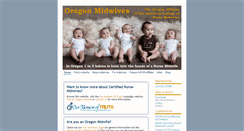 Desktop Screenshot of oregonmidwives.org